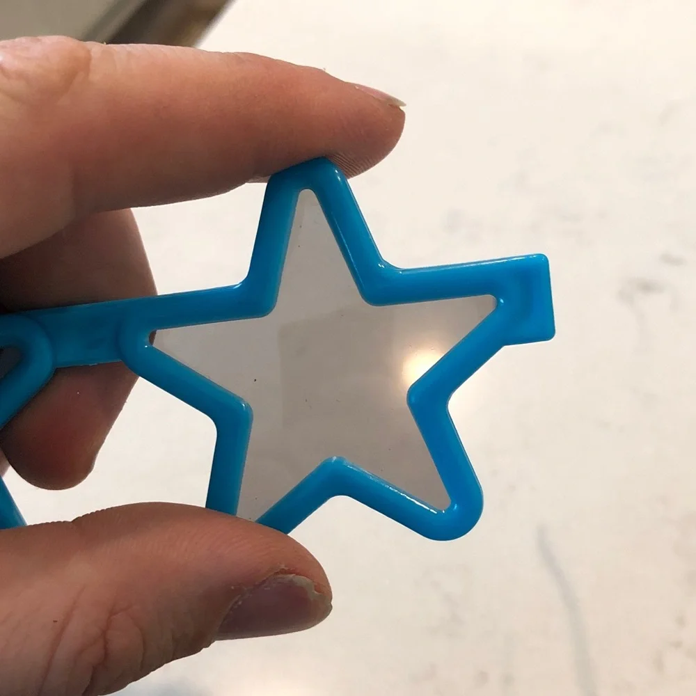 Star-Shaped Blue Sunglasses